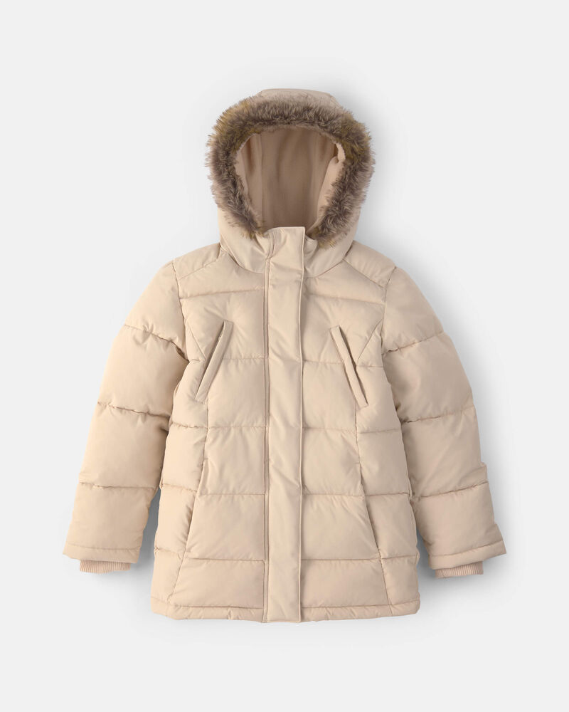 Filles - Manteau bouffant - Beige, image 1 sur 7 diapositives