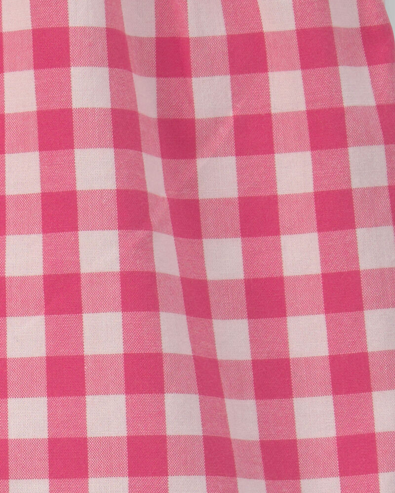 B&eacute;b&eacute; gar&ccedil;on - Short en popeline &agrave; carreaux - Rouge, image 3 sur 3 diapositives