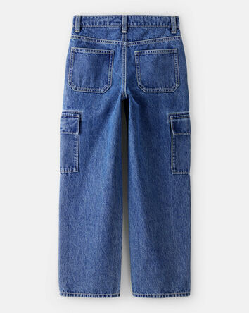 Boys Cargo Jeans - Blue, 