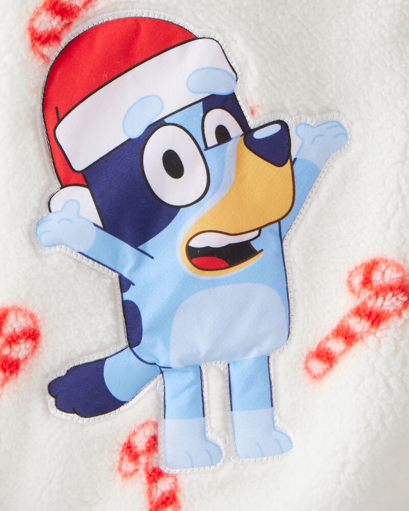 Girls Bluey&trade; Sherpa Hooded Zip-Up Jacket, image 3 of 3 slides