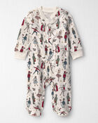B&eacute;b&eacute; - Grenouill&egrave;re en coton biologique &agrave; motif Casse-Noisette, image 1 sur 4 diapositives