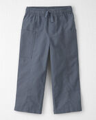 Toddler Boy Linen Pants Made with Organic Cotton, image 1 of 5 slides