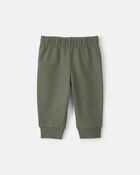 Baby Boy 3-Piece Dinosaur Quilted French Terry Layering Set - Olive Green, image 2 of 6 slides