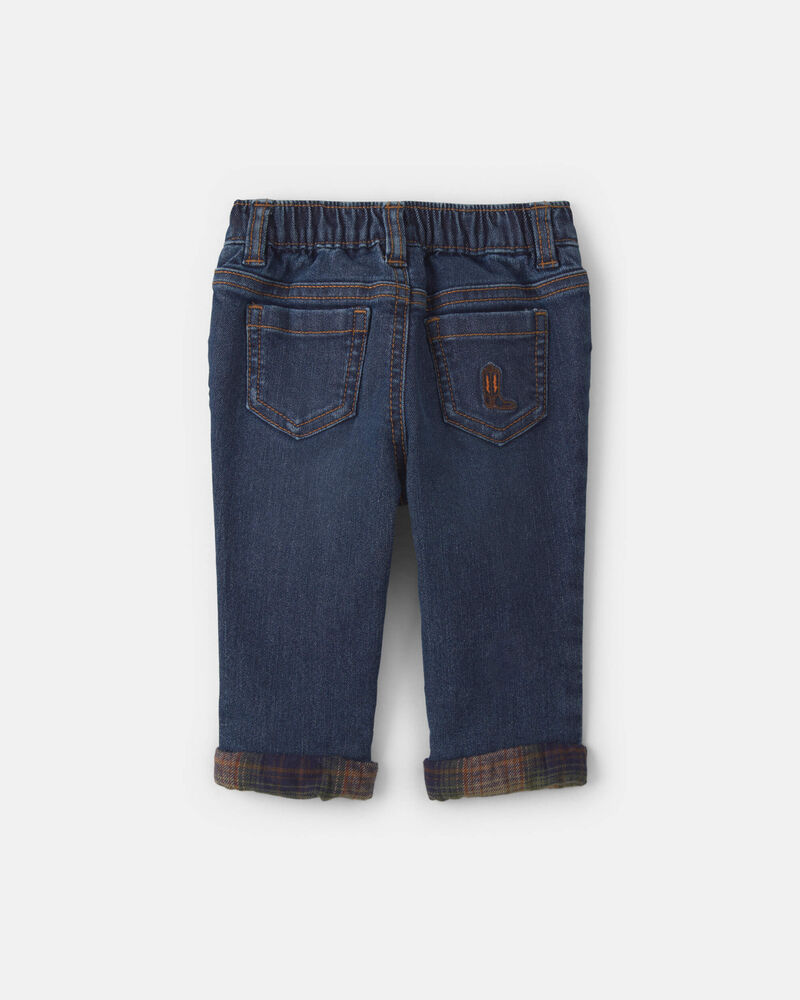 Baby Boy Denim Jeans - Light Wash, image 3 of 5 slides