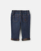 Baby Boy Denim Jeans - Light Wash, image 3 of 5 slides