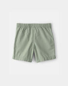 Boys Canvas Shorts - Green, image 2 of 4 slides