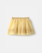 Tout-petit fille - Jupe-short en tulle scintillant Disney&copy; Belle - Jaune, image 2 sur 5 diapositives