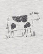 Baby 5-Pack Farm Animals Bodysuits, image 6 of 8 slides
