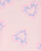 Toddler Girl 2-Piece Tie-Dye Hearts 100% Snug Fit Cotton Pyjamas, image 2 of 3 slides