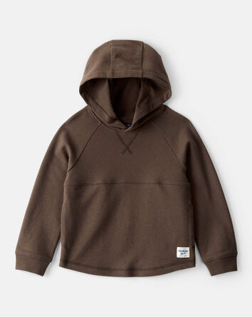 Toddler Boy Long-Sleeve Hoodie - Brown, 
