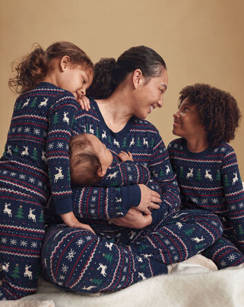 Tout-petit - Pyjama 2 pi&egrave;ces en coton biologique &agrave; motif jacquard, 