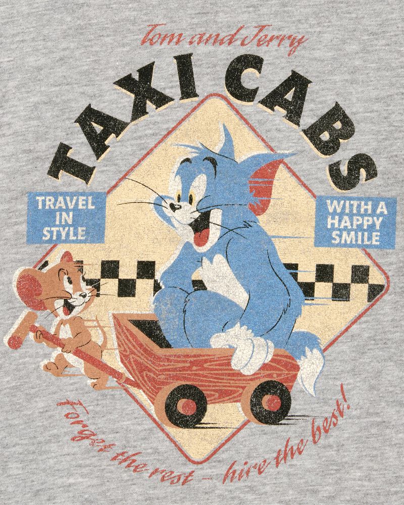 Toddler Tom and Jerry Graphic Tee - Grey, image 2 of 3 slides