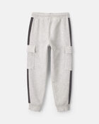 Boys Fleece Pants - Gray, image 2 of 5 slides