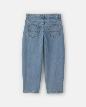 Boys Denim Baggy Barrel Jeans - Light Wash, 