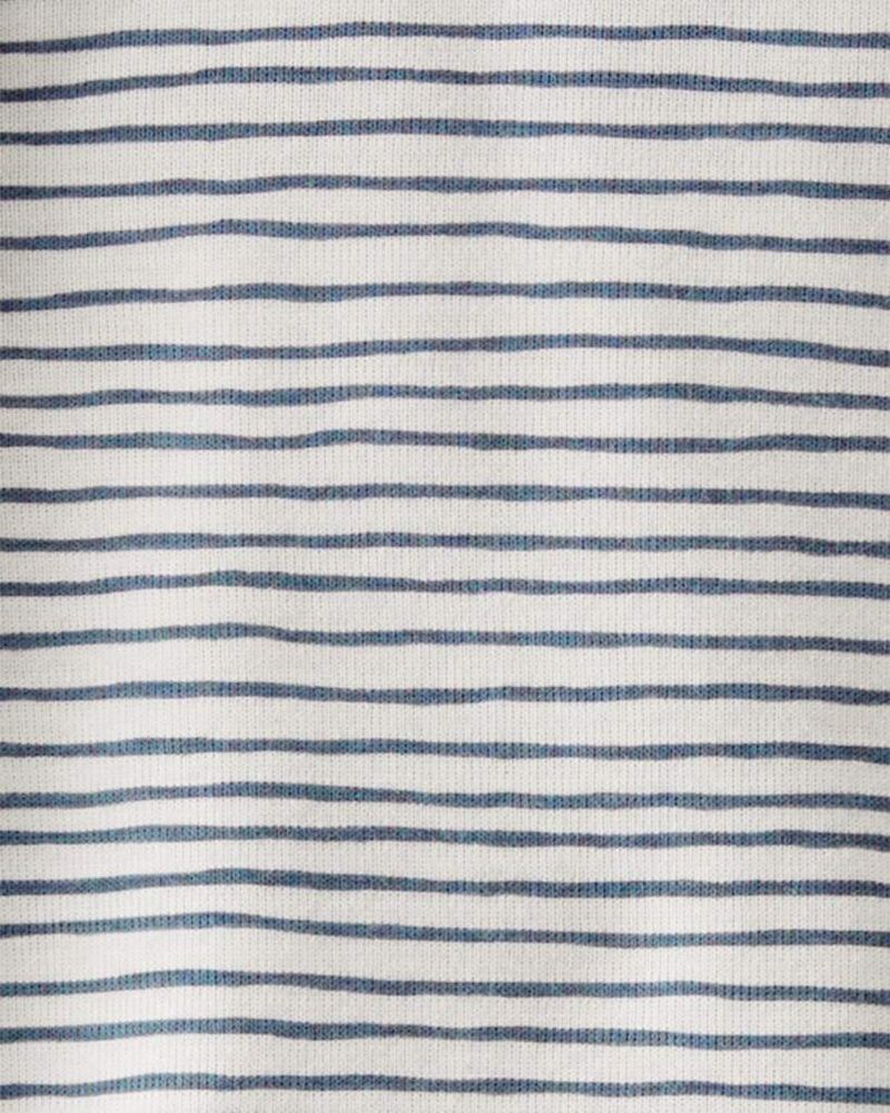 Baby Organic Cotton Pyjamas Set in Stripes, image 3 of 4 slides