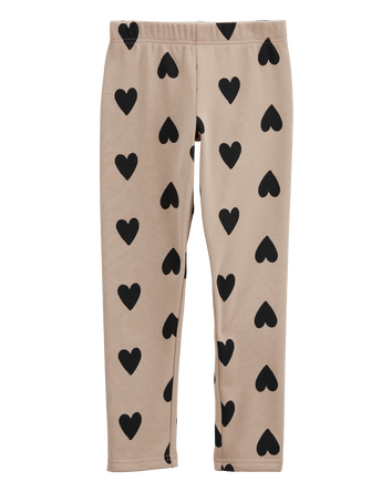 Kid Heart Cozy Fleece Leggings, 