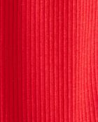 Baby Girl Pull-On Stretch Rib Leggings - Red, image 3 of 4 slides