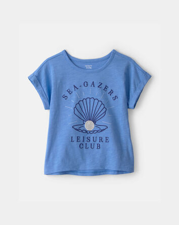 Girls Seashell Top - Blue, 