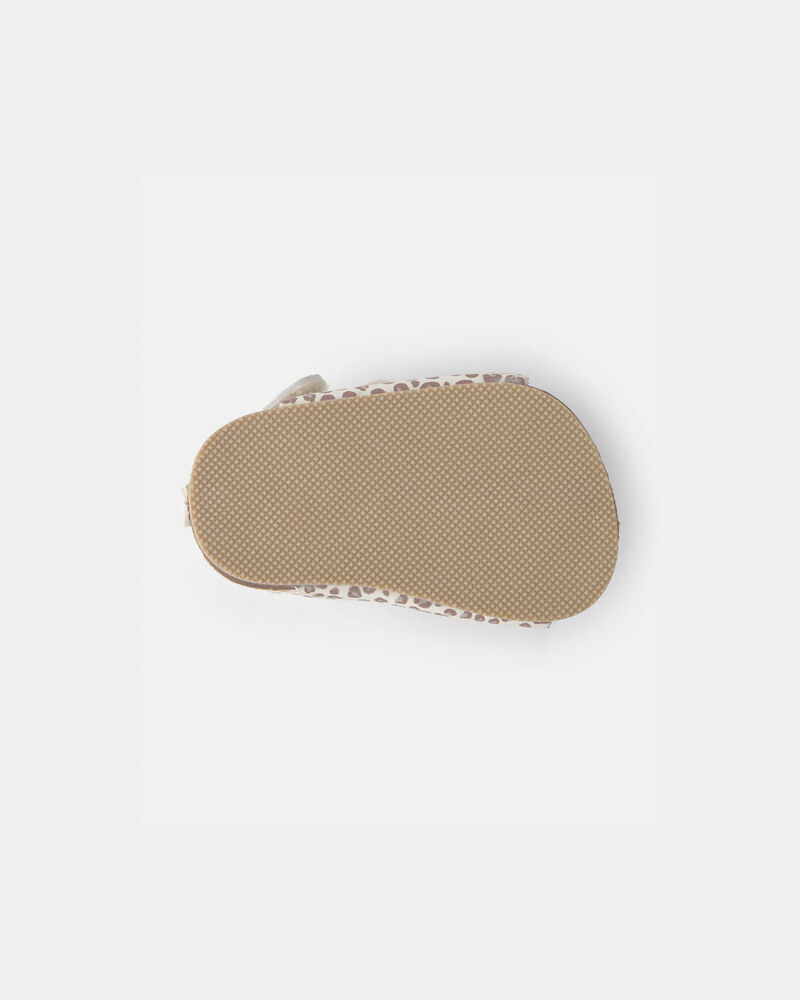 Baby Girl Cheetah Sandals - Cream, image 5 of 6 slides