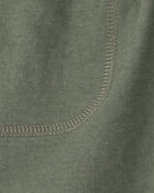 Baby Boy French Terry Shorts - Green, image 3 of 4 slides