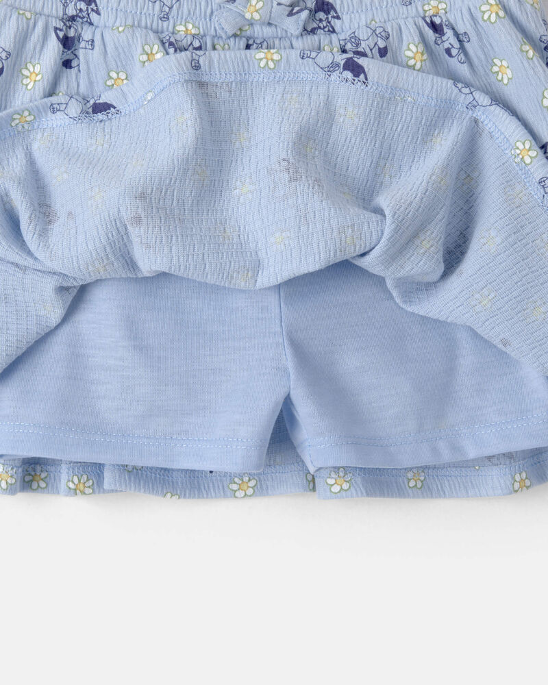 B&eacute;b&eacute; fille - Ensemble 2 pi&egrave;ces haut et jupe-short, Bluey&trade; - Jaune, image 3 sur 5 diapositives