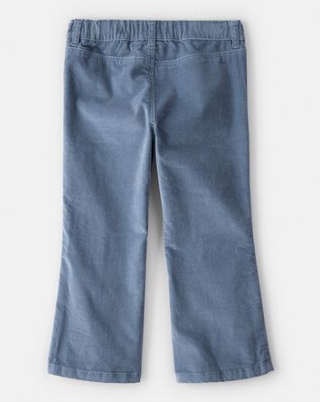 Toddler Girl Velvet Flare Pants - Blue, 