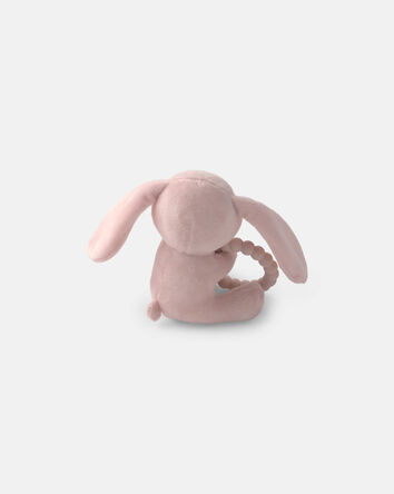 Girls Bunny Plush Teether - Pink, 