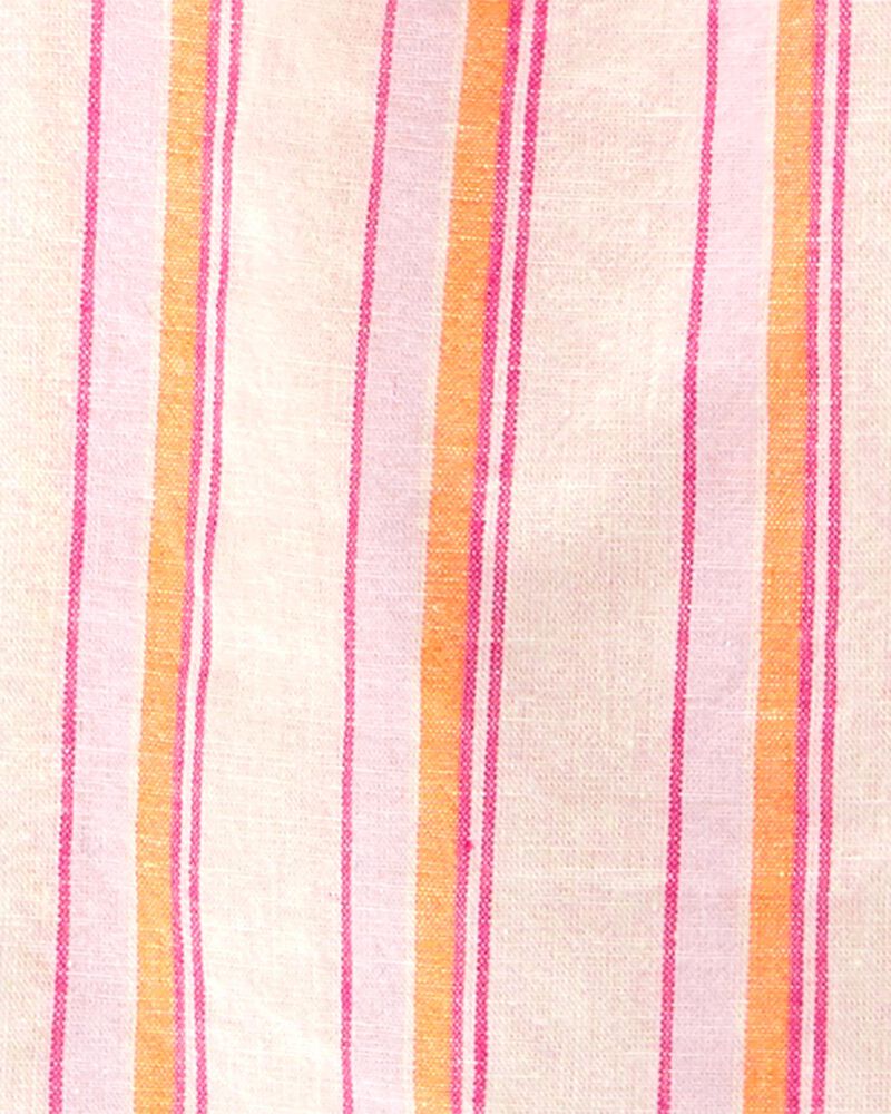 2-Piece Striped Top & Chambray Shorts, image 2 of 3 slides