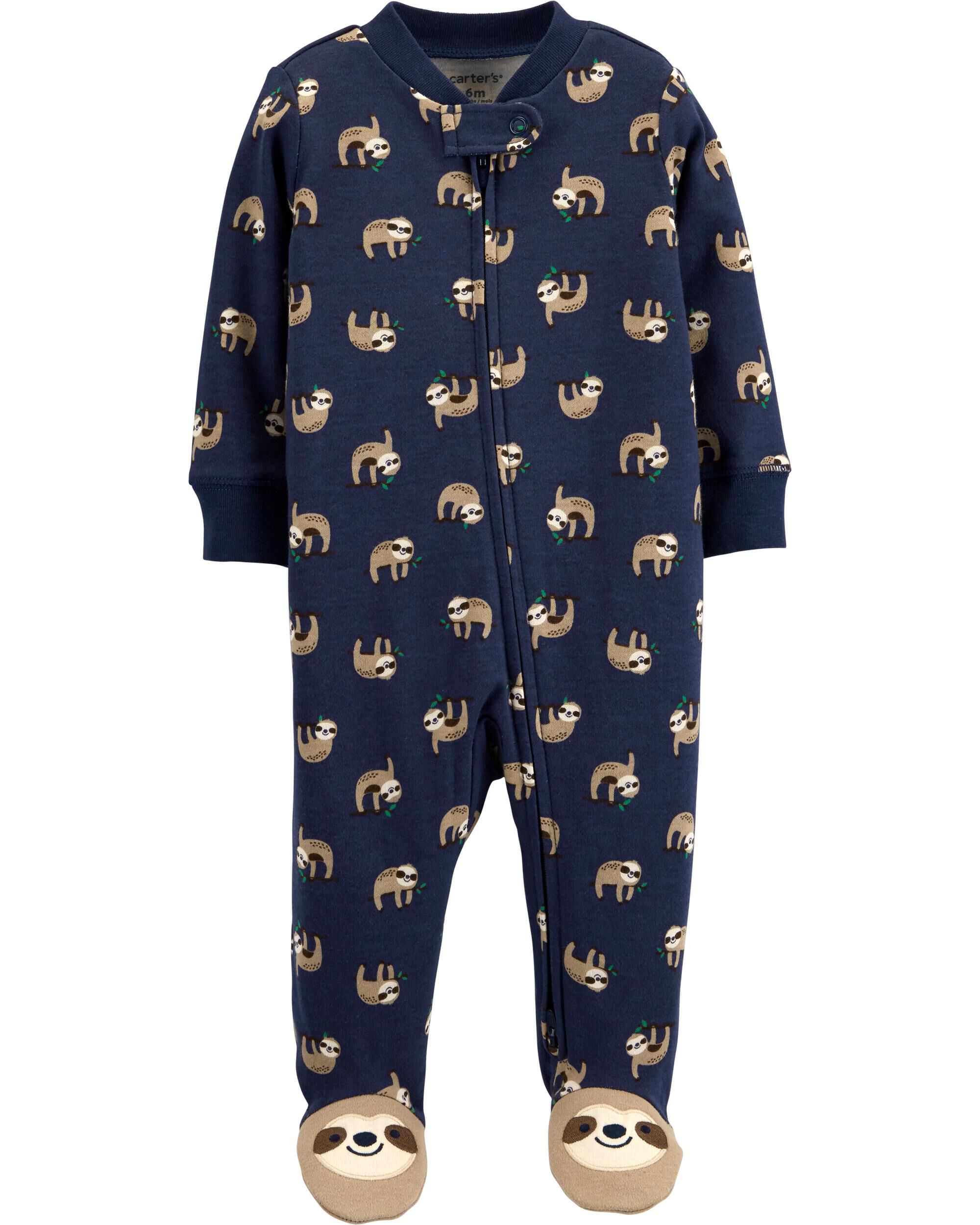 double zipper onesie baby