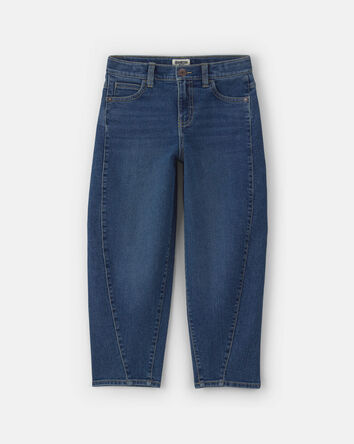 Boys Denim Baggy Barrel Jeans - Medium Wash, 