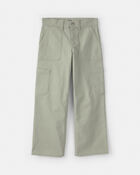 Girls Straight-Leg Cargo Jeans - Green, image 1 of 5 slides