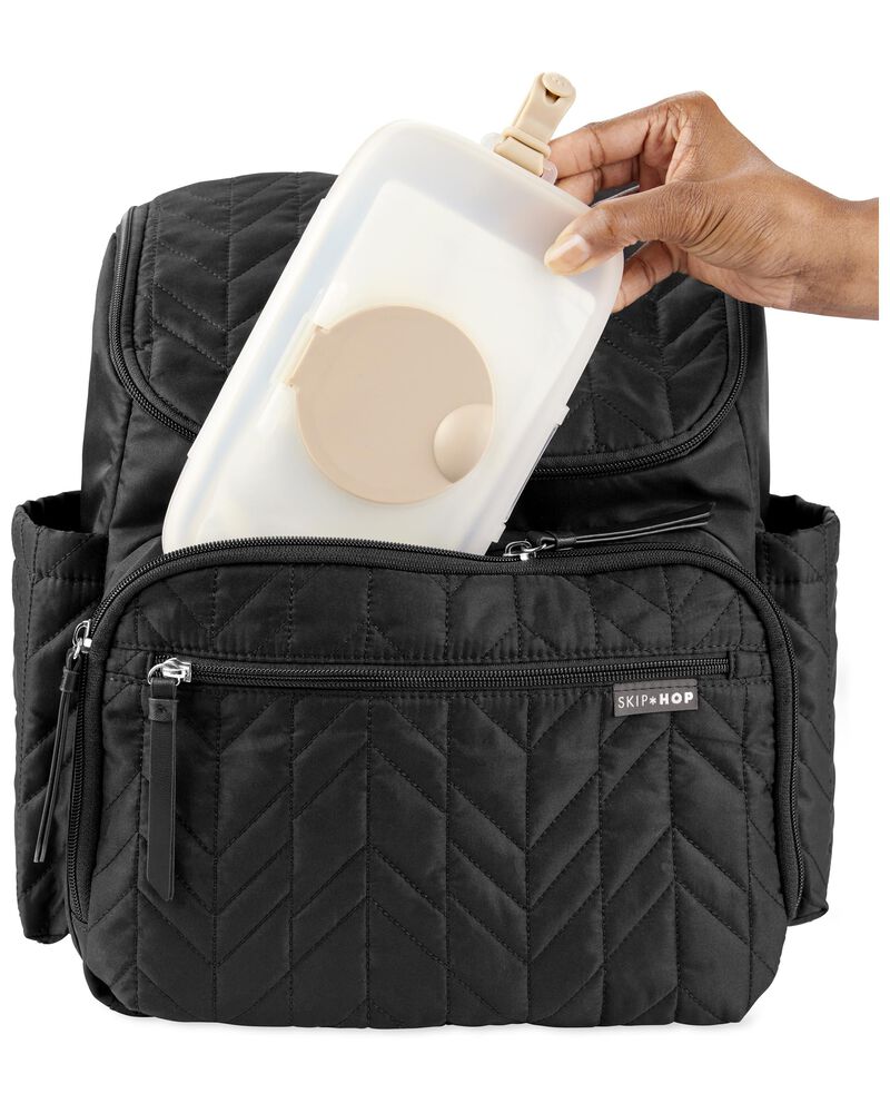 Grab & Go Snug Seal Wipes Case - White/Beige, image 4 of 6 slides