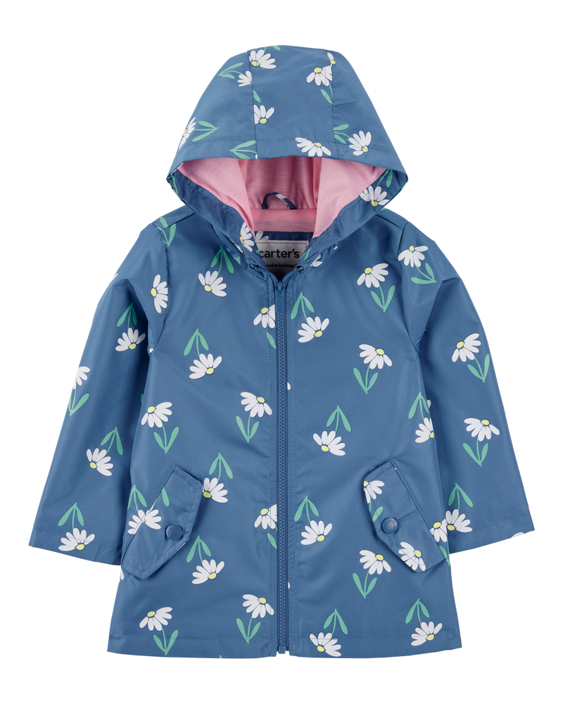 Colour Changing Rain Jacket - Navy, image 1 of 6 slides