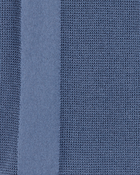 Kid Double Stripe Polo Knit Shirt - Blue, image 3 of 4 slides