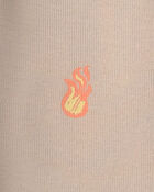 Boys Hot Sauce 100% Cotton Snug Fit 4-Piece Pyjama Set - Tan/Green, image 2 of 5 slides