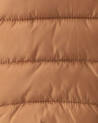 Toddler Boy Midweight Packable Puffer - Brown, image 4 of 4 slides