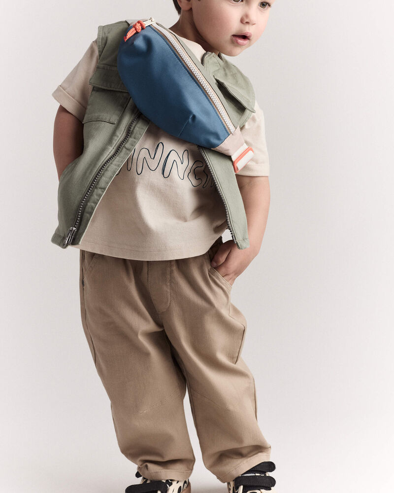 Tout-petit - Pantalon &agrave; jambes bouffantes Bailey - Brun, image 3 sur 17 diapositives