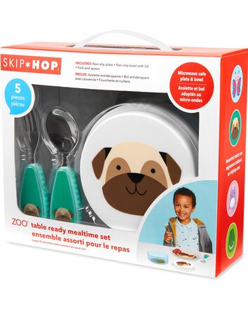 ZOO Table Ready Mealtime Set - Pug, 