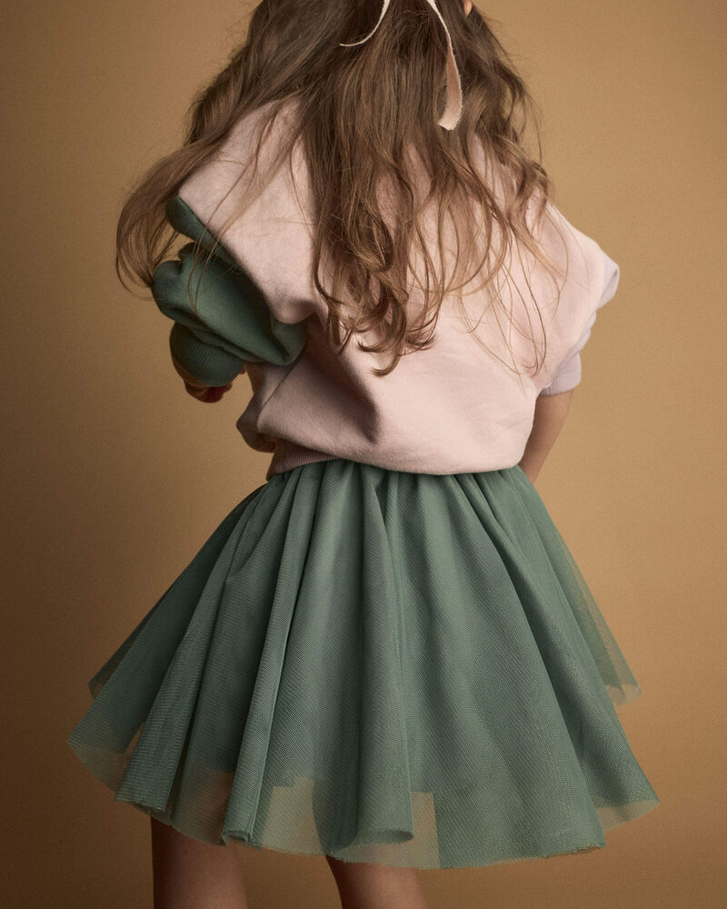 Toute-petit fille - Minijupe Avenue Twirl&trade; avec tulle - Vert olive, image 4 sur 5 diapositives