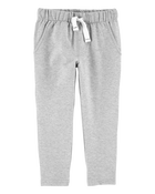 Pull-On French Terry Pants, image 1 of 3 slides