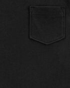 Toddler Solid Short-Sleeve Tee - Black, image 2 of 3 slides