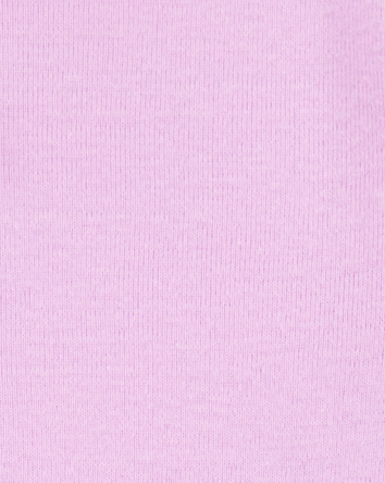 Baby Girl 5-Pack Solid Short-Sleeve Cotton Bodysuits, 