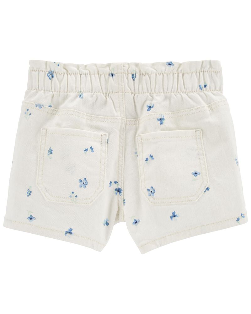 Paperbag Denim Shorts, image 2 of 2 slides