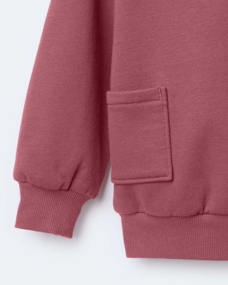 Toddler Otter Sweatshirt™ with Pockets - Burgundy, image 6 of 6 slides