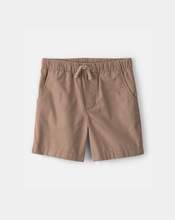 Boys Canvas Shorts - Dark Khaki, 
