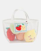 B&eacute;b&eacute; - Coffret d'activit&eacute;s avec fruits en peluche march&eacute; fermier, image 2 sur 2 diapositives