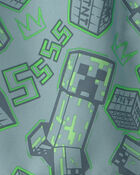Boys Minecraft&reg; Swim Trunks - Green, image 3 of 3 slides