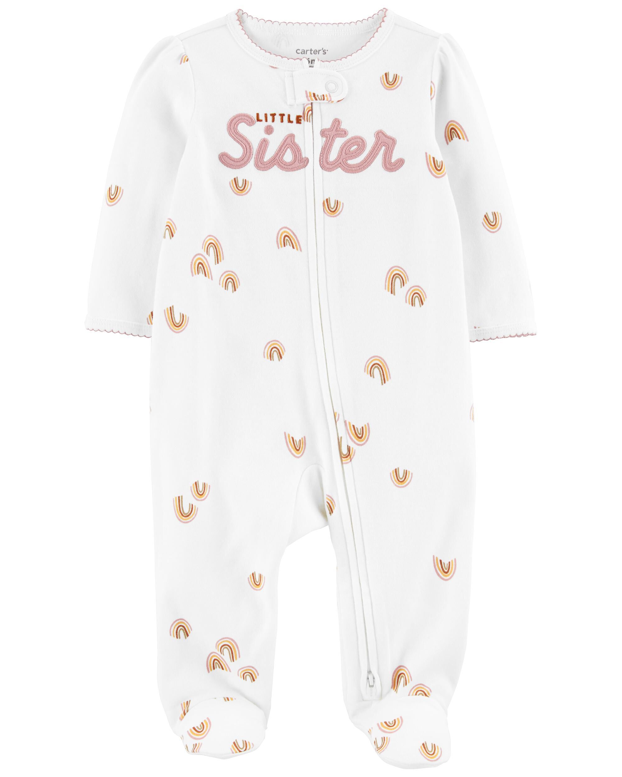 Little sister outlet sleepsuits