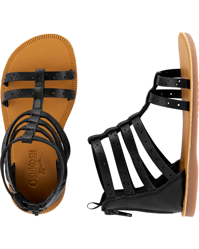 schuh black gladiator sandals