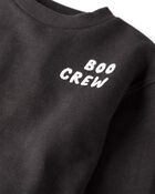 Toddler Organic Cotton 'Boo Crew' French Terry Sweatshirt, image 2 of 4 slides